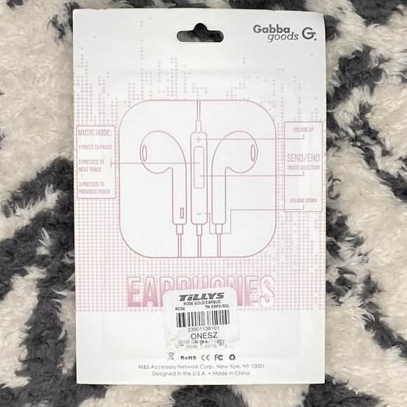 Tillys NWT Rose Gold Earbuds - Picture 3 of 3